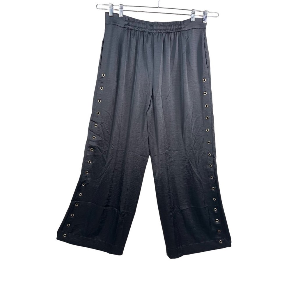 Revolve House of Harlow 1960 Satin 90s Wide grommet‎ Pants goth whimsical sz XL